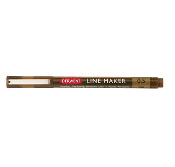 DERWENT LINE MAKER Fineliners - Derwent Line Maker Sepia 0.5