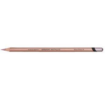 DERWENT METALLIC Metallic coloured pencils - DERWENT - METALLIC - crayon de couleur métallisée Rose Argent