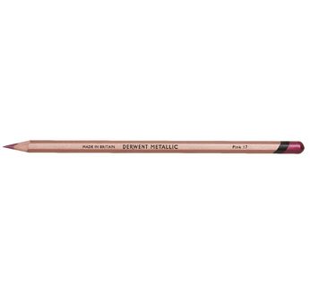 DERWENT METALLIC Metallic coloured pencils - DERWENT - METALLIC - crayon de couleur métallisée Rose