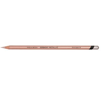 DERWENT METALLIC Metallic coloured pencils - DERWENT - METALLIC - crayon de couleur métallisée Rose Doré