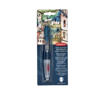 Derwent Push Button Large Chisel Tip Waterbrush