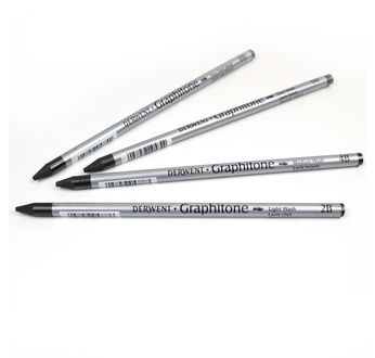 DERWENT - GRAPHITONE - graphite aquarellable en crayon 8B