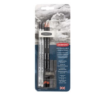 DERWENT - Blister 8 pièces GRAPHITONE/GRAPHIC + accessoires