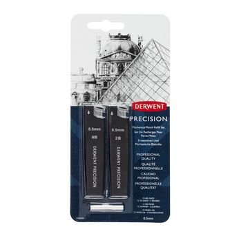 DERWENT - PRECISION Recharges porte-mine 0.5 (15xHB, 15x2B)