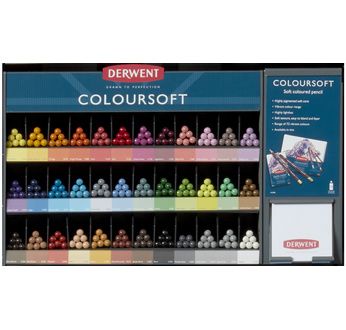 DERWENT - COLOURSOFT - assortiment de 36 crayons à l'unité (2x6x36)