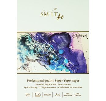 SM-LT Fine Arts Pad - Yupo - A4 - 10 sheets - 200 gsm