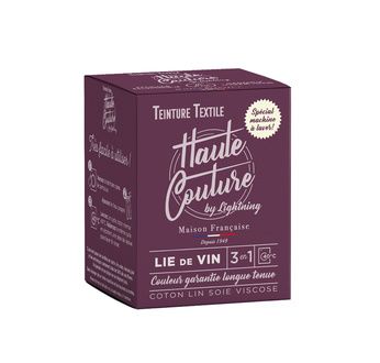 HAUTE COUTURE Teinture textile 350g LIE DE VIN