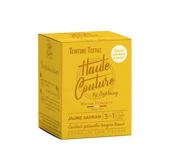 HAUTE COUTURE Teinture textile 350g JAUNE SAFRAN