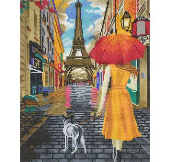 CRYSTAL ART Kit tableau broderie diamant 40x50cm Paris