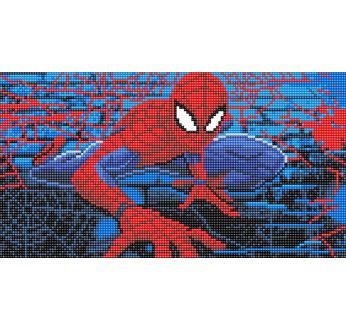 MARVEL Spiderman tableau à diamanter 40x22cm Crystal Art