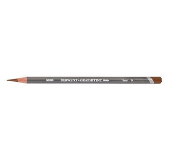 DERWENT GRAPHITINT Graphite pencils + pigments - Derwent Graphitint Russet