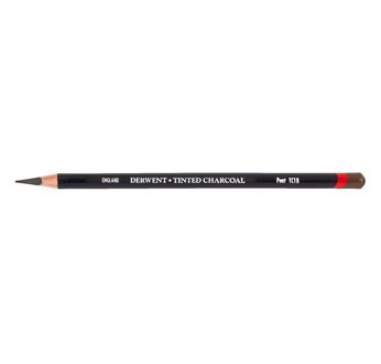 DERWENT TINTED CHARCOAL Tinted charcoal pencils - DERWENT - TINTED CHARCOAL - crayon fusain teinté Brun tourbe - TC18