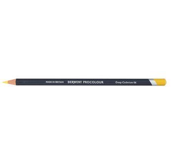 DERWENT PROCOLOUR Crayon de couleur - DERWENT - PROCOLOUR - crayon de couleur Jaune cadmium foncé - 06