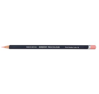 DERWENT PROCOLOUR Coloured pencils - DERWENT - PROCOLOUR - crayon de couleur Laque de garance rose - 18