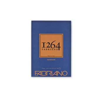 FABRIANO 1264 Bloc Papier Marqueur A4 70g-1 côté collé-100fl 21x29,7