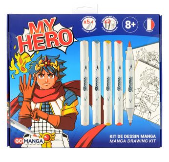 GO MANGA - MY HERO MAX - KIT MANGA - OZ International - Matériel et  fournitures pour loisirs créatifs