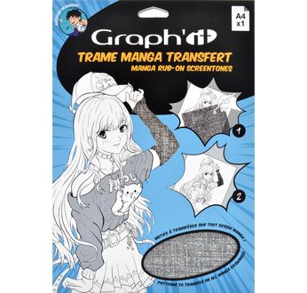 GRAPH'IT Trame Transfer Manga - Textile A4