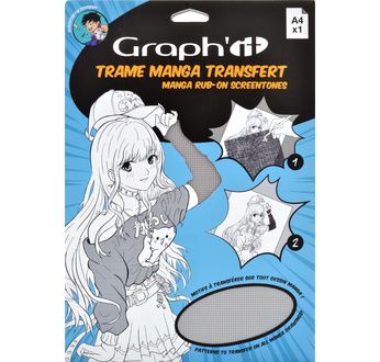 GRAPH'IT Trame Transfer Manga - Tartan A4