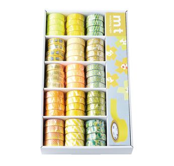 MT Présentoir plein 15 réfs x 4pcs - Thème JAUNE