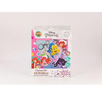 CRYSTAL ART Kit Porte clés x3 La Petite Sirène