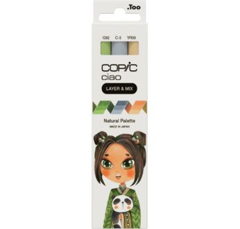 Copic Ciao Set MIX de 3 couleurs NATURAL PALETTE