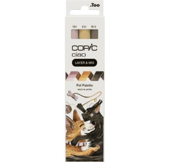 Copic Ciao Set MIX de 3 couleurs PET PALETTE