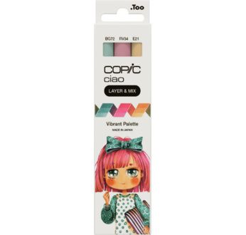 Copic Ciao Set MIX de 3 couleurs VIBRANT PALETTE