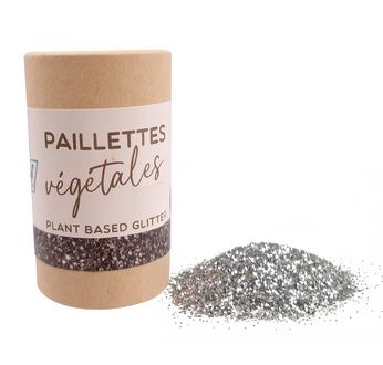 Kiddicraft tube paillettes végétales 35g - Argent