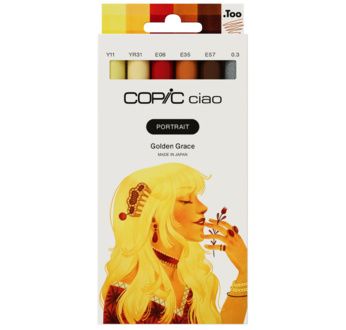 COPIC Ciao Set de 6 Portrait GOLDEN GRACE