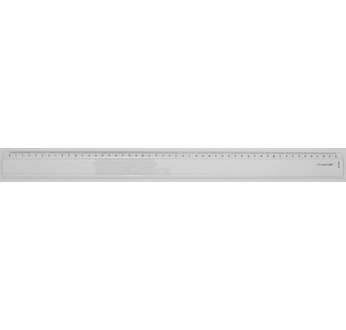 GRAPH'IT Ruler, 1 bevelled graduated edge, 1 stainless edge, 50 cm