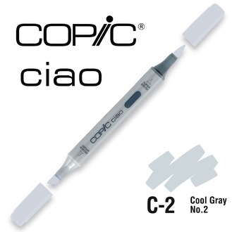 COPIC CIAO 180 couleurs - COPIC CIAO C2 Cool Gray No.2