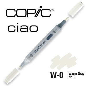 COPIC CIAO 180 couleurs - COPIC CIAO W0 Warm Gray No.0