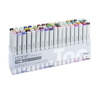 COPIC SKETCH 72 colours; set E