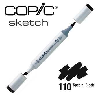COPIC SKETCH 358 couleurs - COPIC SKETCH 110 Special Black