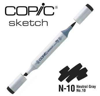 COPIC SKETCH -  358 colours - COPIC SKETCH N10 Neutral Gray No.10