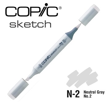 COPIC SKETCH -  358 colours - COPIC SKETCH N2 Neutral Gray No.2
