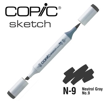 COPIC SKETCH -  358 colours - COPIC SKETCH N9 Neutral Gray No.9