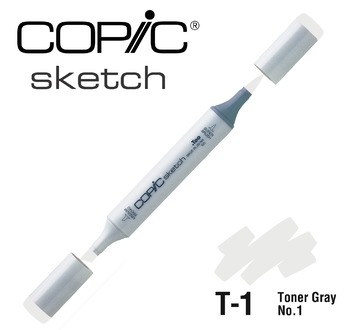 COPIC SKETCH -  358 colours - COPIC SKETCH T1 Toner Gray No.1