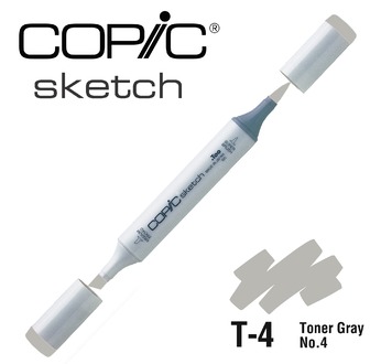 COPIC SKETCH -  358 colours - COPIC SKETCH T4 Toner Gray No.4