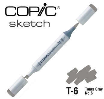 COPIC SKETCH -  358 colours - COPIC SKETCH T6 Toner Gray No.6