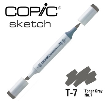 COPIC SKETCH 358 couleurs - COPIC SKETCH T7 Toner Gray No.7