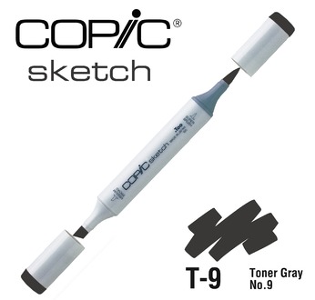 COPIC SKETCH -  358 colours - COPIC SKETCH T9 Toner Gray No.9
