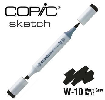 COPIC SKETCH -  358 colours - COPIC SKETCH W10 Warm Gray No.10