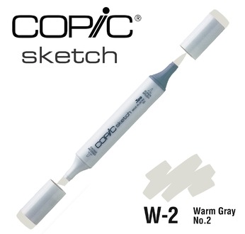 COPIC SKETCH 358 couleurs - COPIC SKETCH W2 Warm Gray No.2