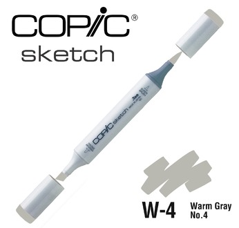 COPIC SKETCH -  358 colours - COPIC SKETCH W4 Warm Gray No.4