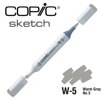 COPIC SKETCH -  358 colours - COPIC SKETCH W5 Warm Gray No.5