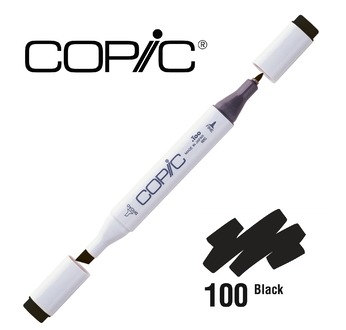 COPIC MAERKER - 214 colours - COPIC MARKER 100 Black
