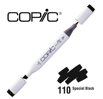 COPIC MARKER  214 couleurs - COPIC MARKER 110 Special Black