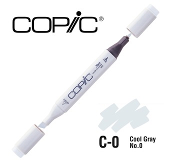 COPIC MAERKER - 214 colours - COPIC MARKER C0 Cool Gray No.0