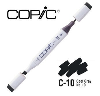 COPIC MAERKER - 214 colours - COPIC MARKER C10 Cool Gray No.10